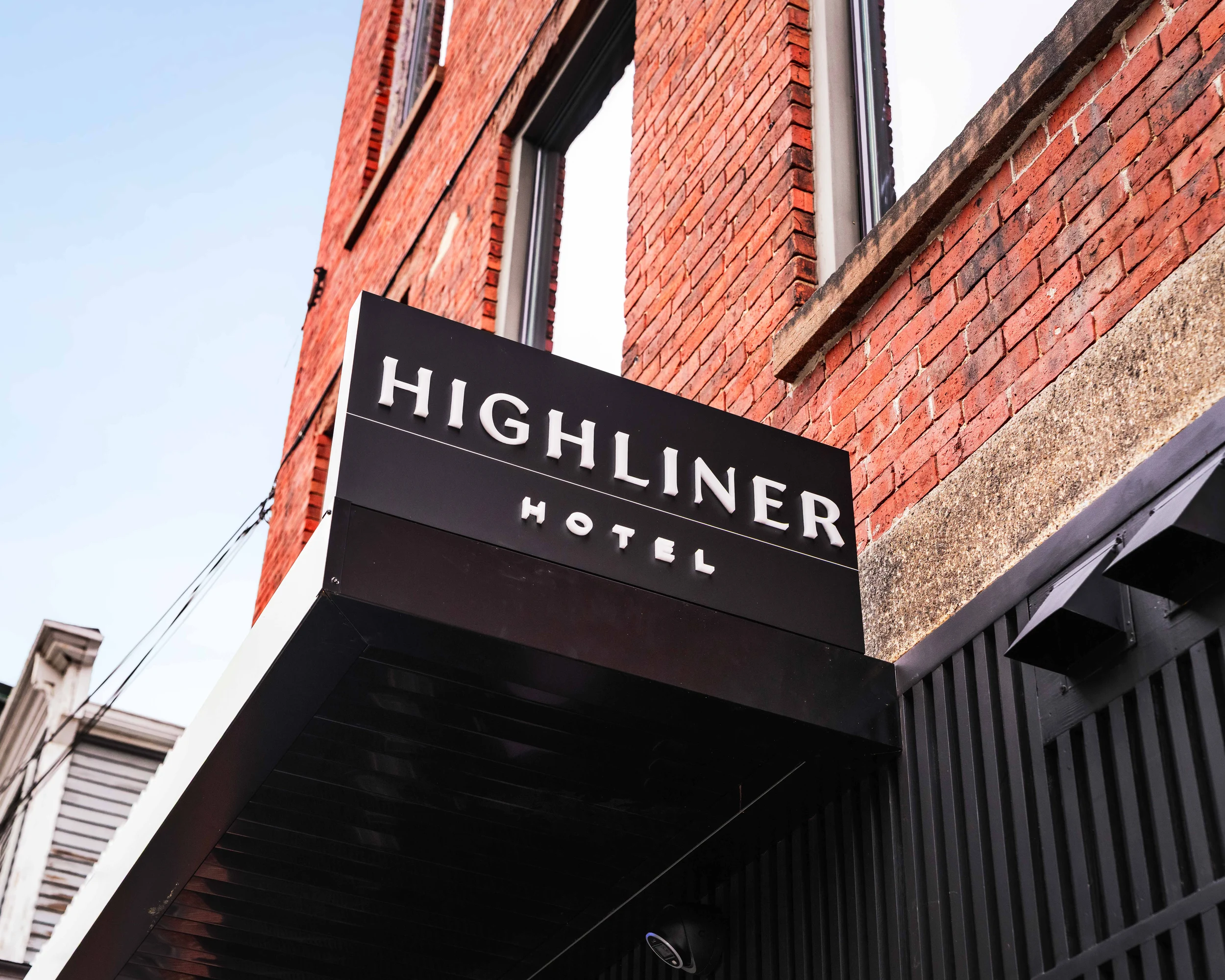 Highliner Hotel Awning Sign